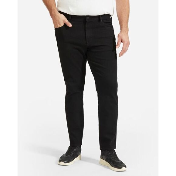 Everlane The Athletic 4-Way Stretch Organic Jean | Uniform Black Men’s 32 x 30 - Picture 1 of 13